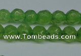 CCN2834 15.5 inches 5mm faceted round candy jade beads