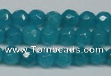 CCN2836 15.5 inches 5mm faceted round candy jade beads