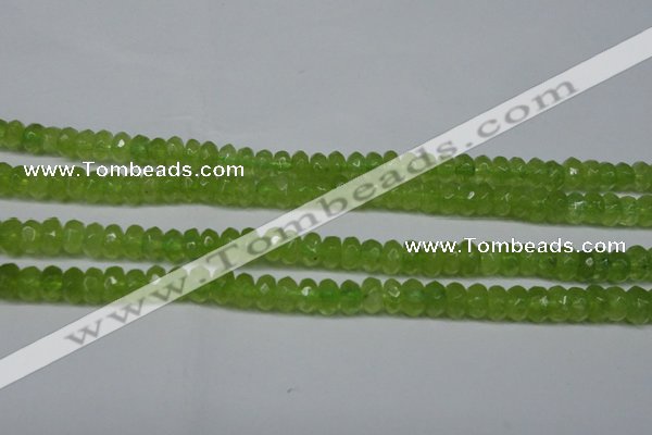 CCN2853 15.5 inches 2*4mm faceted rondelle candy jade beads
