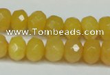 CCN2861 15.5 inches 4*6mm faceted rondelle candy jade beads