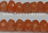 CCN2872 15.5 inches 5*8mm faceted rondelle candy jade beads