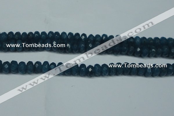 CCN2876 15.5 inches 5*8mm faceted rondelle candy jade beads