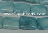 CCN2940 15.5 inches 13*18mm rectangle candy jade beads wholesale