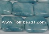 CCN2942 15.5 inches 18*25mm rectangle candy jade beads wholesale