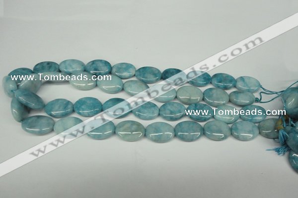 CCN2951 15.5 inches 15*20mm oval candy jade beads wholesale