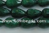 CCN3012 15.5 inches 10*15mm faceted teardrop candy jade beads