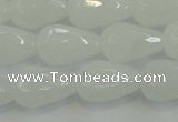 CCN3016 15.5 inches 10*15mm faceted teardrop candy jade beads