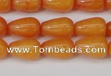 CCN3750 15.5 inches 8*12mm teardrop candy jade beads wholesale