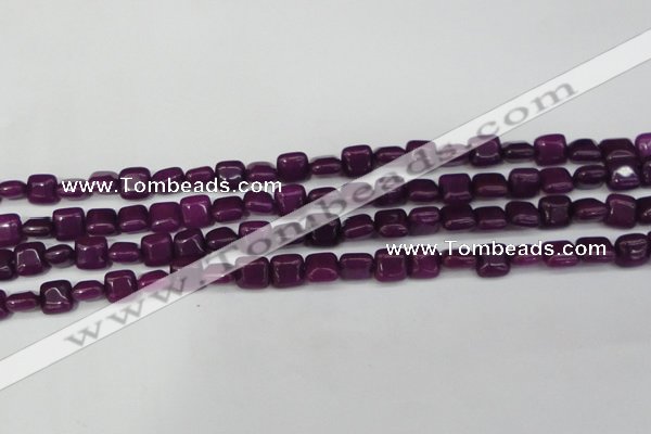 CCN3790 15.5 inches 8*8mm square candy jade beads wholesale