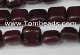 CCN3791 15.5 inches 8*8mm square candy jade beads wholesale