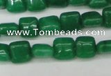 CCN3793 15.5 inches 8*8mm square candy jade beads wholesale