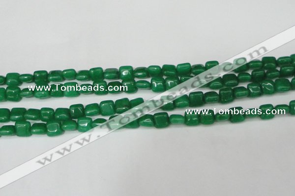 CCN3793 15.5 inches 8*8mm square candy jade beads wholesale