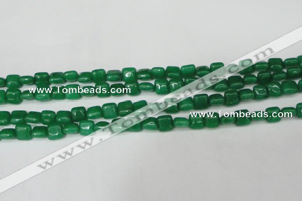 CCN3793 15.5 inches 8*8mm square candy jade beads wholesale