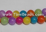 CCN38 15.5 inches 8mm round candy jade beads wholesale