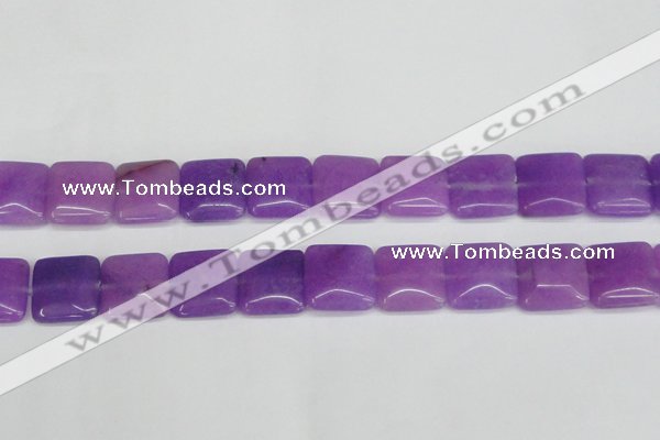 CCN3805 15.5 inches 20*20mm square candy jade beads wholesale