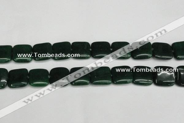 CCN3809 15.5 inches 20*20mm square candy jade beads wholesale