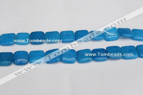 CCN3810 15.5 inches 20*20mm square candy jade beads wholesale