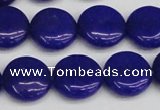 CCN3826 15.5 inches 14mm flat round candy jade beads wholesale