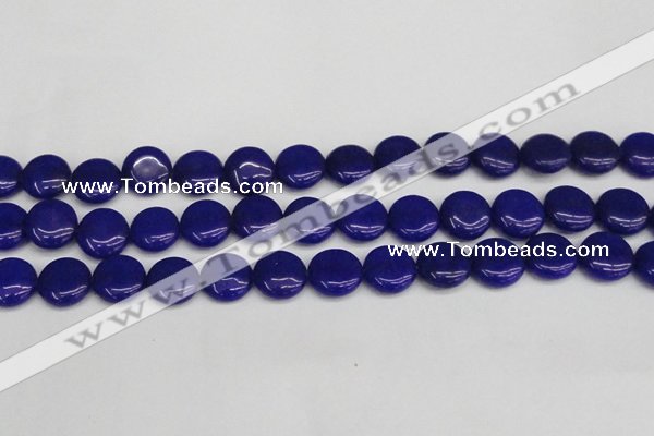 CCN3826 15.5 inches 14mm flat round candy jade beads wholesale