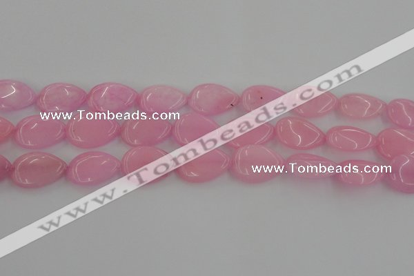 CCN3890 15.5 inches 18*25mm flat teardrop candy jade beads