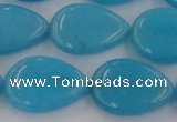 CCN3901 15.5 inches 18*25mm flat teardrop candy jade beads