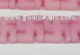 CCN3955 15.5 inches 20*20mm svastika candy jade beads wholesale