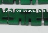 CCN3965 15.5 inches 20*20mm svastika candy jade beads wholesale