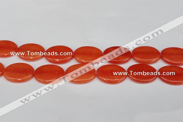 CCN3986 15.5 inches 30*40mm oval candy jade beads wholesale