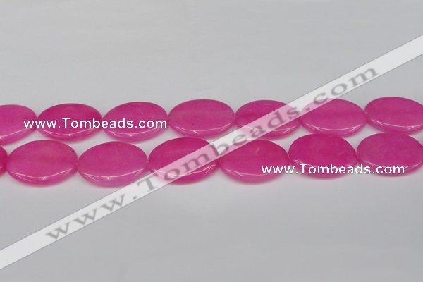 CCN3987 15.5 inches 30*40mm oval candy jade beads wholesale