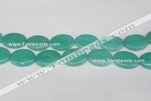 CCN3993 15.5 inches 30*40mm oval candy jade beads wholesale