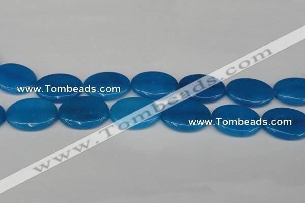 CCN3994 15.5 inches 30*40mm oval candy jade beads wholesale