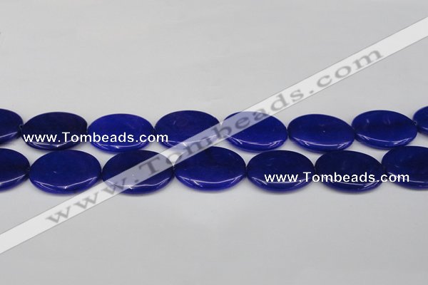 CCN3995 15.5 inches 30*40mm oval candy jade beads wholesale