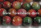 CCN4003 15 inches 10mm faceted round candy jade beads wholesale