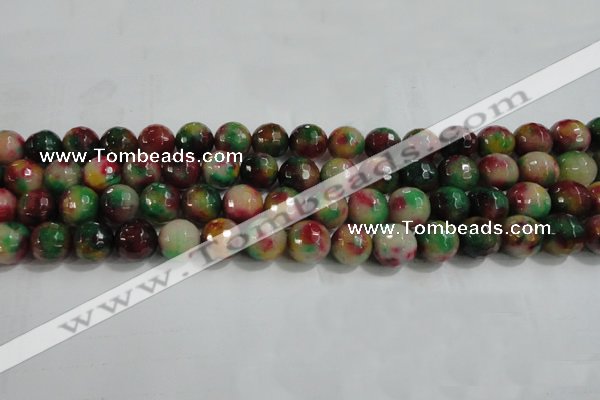 CCN4012 15 inches 10mm faceted round candy jade beads wholesale