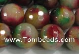 CCN4015 15 inches 16mm faceted round candy jade beads wholesale