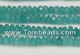 CCN4106 15.5 inches 2*4mm faceted rondelle candy jade beads