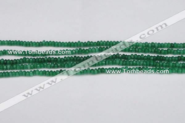 CCN4109 15.5 inches 2*4mm faceted rondelle candy jade beads