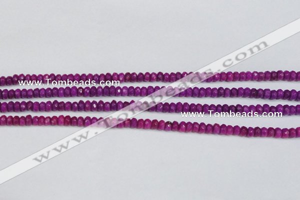 CCN4129 15.5 inches 4*6mm faceted rondelle candy jade beads