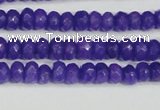 CCN4131 15.5 inches 4*6mm faceted rondelle candy jade beads