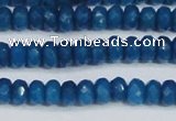 CCN4134 15.5 inches 4*6mm faceted rondelle candy jade beads