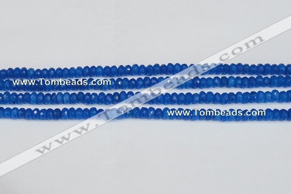 CCN4135 15.5 inches 4*6mm faceted rondelle candy jade beads