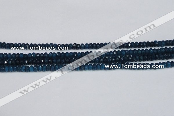 CCN4136 15.5 inches 4*6mm faceted rondelle candy jade beads