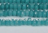 CCN4138 15.5 inches 4*6mm faceted rondelle candy jade beads