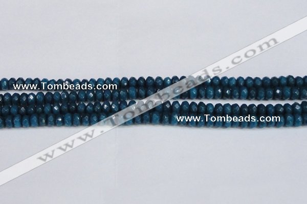 CCN4167 15.5 inches 5*8mm faceted rondelle candy jade beads