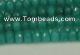 CCN4169 15.5 inches 5*8mm faceted rondelle candy jade beads