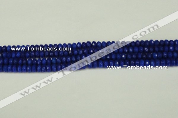 CCN4171 15.5 inches 5*8mm faceted rondelle candy jade beads