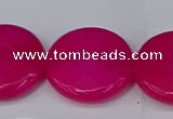 CCN4185 15.5 inches 20mm faceted coin candy jade beads wholesale