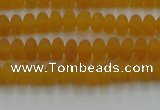 CCN4500 15.5 inches 3*5mm rondelle matte candy jade beads