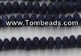 CCN4508 15.5 inches 3*5mm rondelle matte candy jade beads