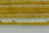 CCN4511 15.5 inches 3*5mm rice candy jade beads wholesale